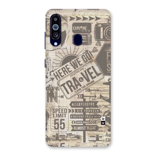 Here We Travel Back Case for Galaxy M40