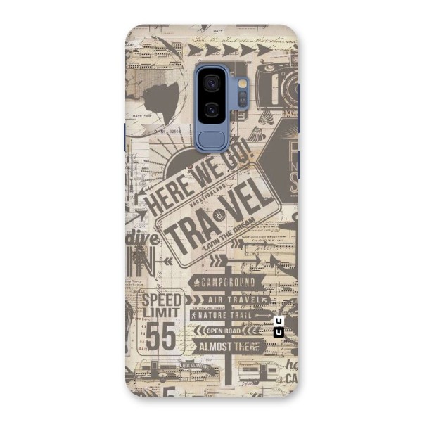 Here We Travel Back Case for Galaxy S9 Plus
