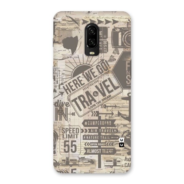 Here We Travel Back Case for OnePlus 6T