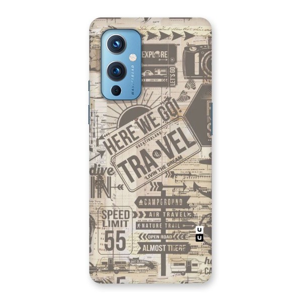 Here We Travel Back Case for OnePlus 9