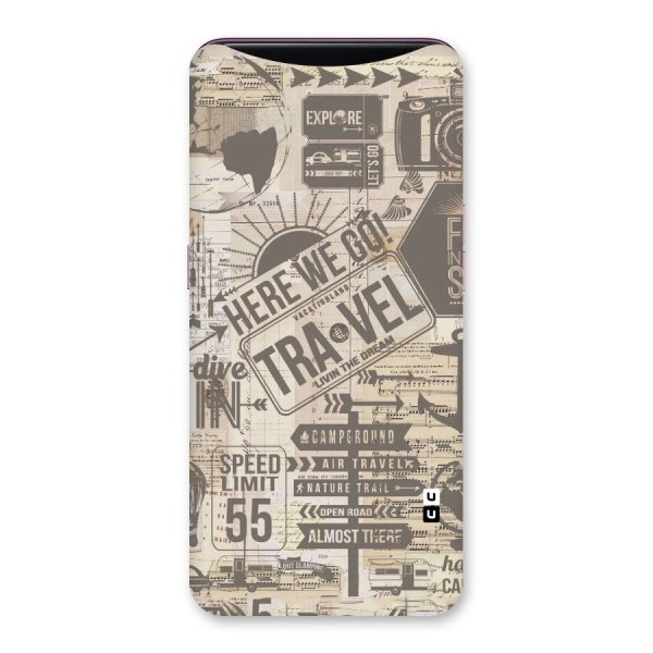 Here We Travel Back Case for Oppo Find X