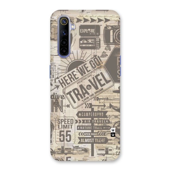 Here We Travel Back Case for Realme 6