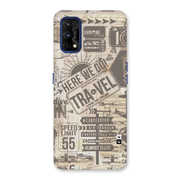 Here We Travel Back Case for Realme 7 Pro