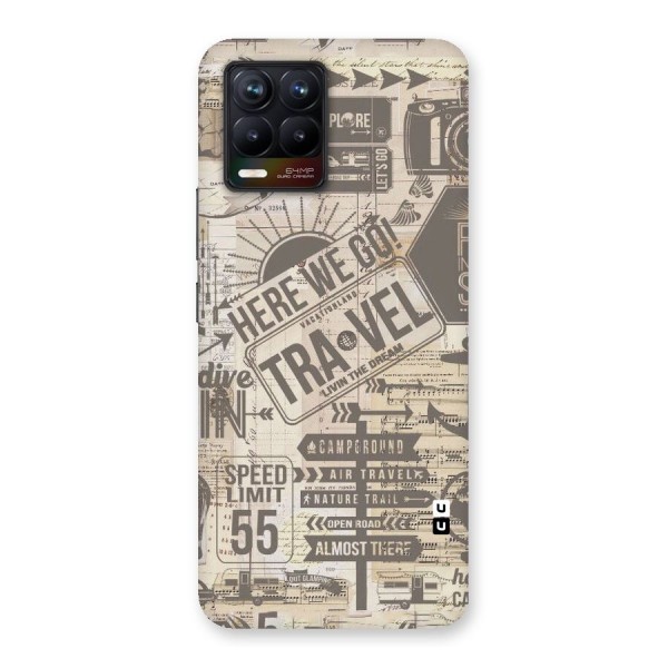 Here We Travel Back Case for Realme 8