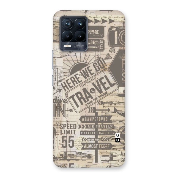 Here We Travel Back Case for Realme 8 Pro