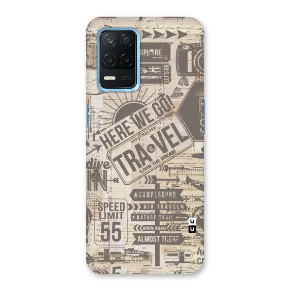 Here We Travel Back Case for Realme Narzo 30 5G