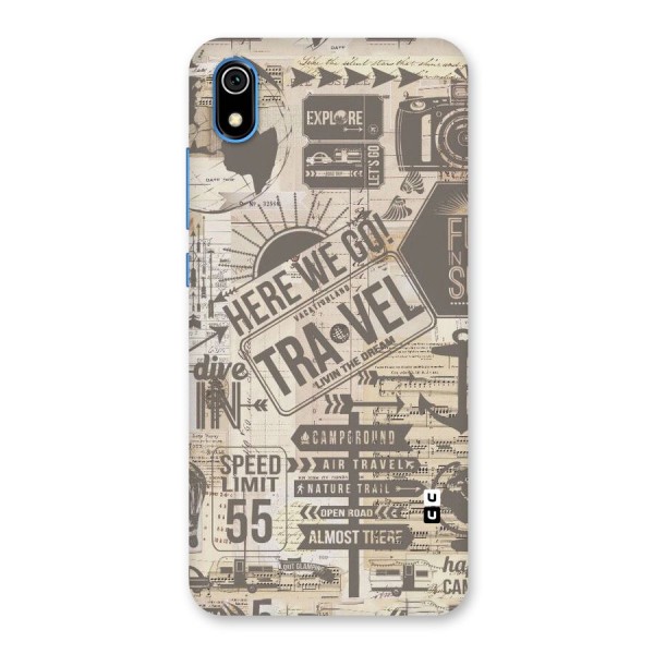 Here We Travel Back Case for Redmi 7A