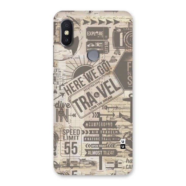 Here We Travel Back Case for Redmi Y2