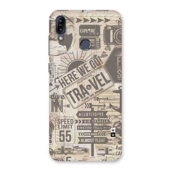 Here We Travel Back Case for Zenfone Max M2