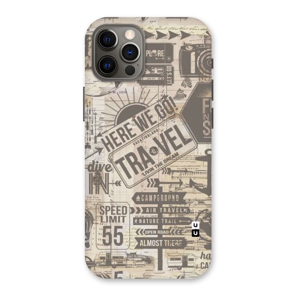 Here We Travel Back Case for iPhone 12 Pro