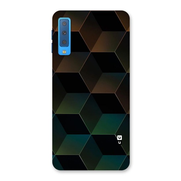 Hexagonal Design Back Case for Galaxy A7 (2018)