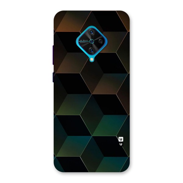 Hexagonal Design Back Case for Vivo S1 Pro