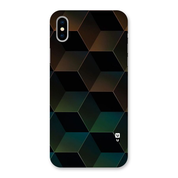Hexagonal Design Back Case for iPhone XS