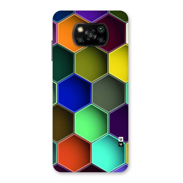 Hexagonal Palette Back Case for Poco X3