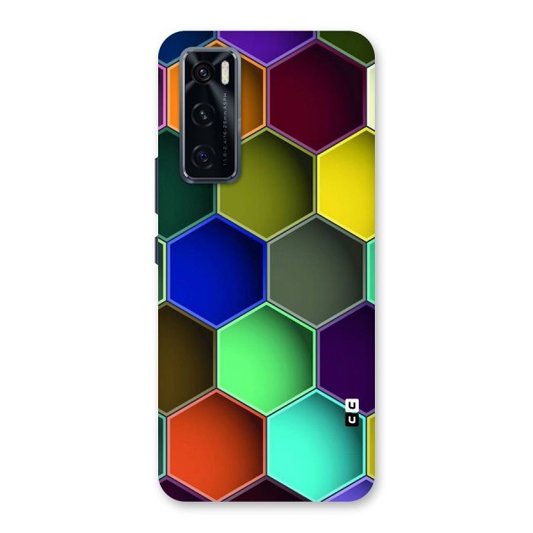 Hexagonal Palette Back Case for Vivo V20 SE