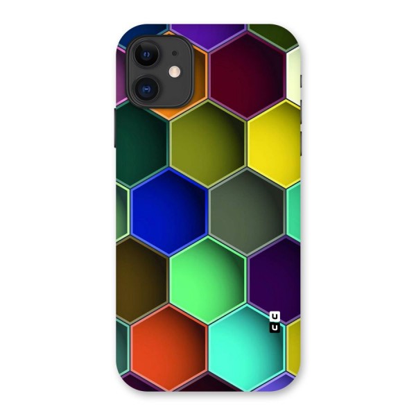 Hexagonal Palette Back Case for iPhone 11