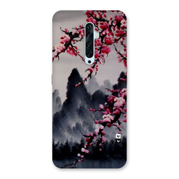 Hills And Blossoms Back Case for Oppo Reno2 Z