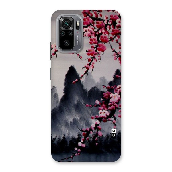 Hills And Blossoms Back Case for Redmi Note 10