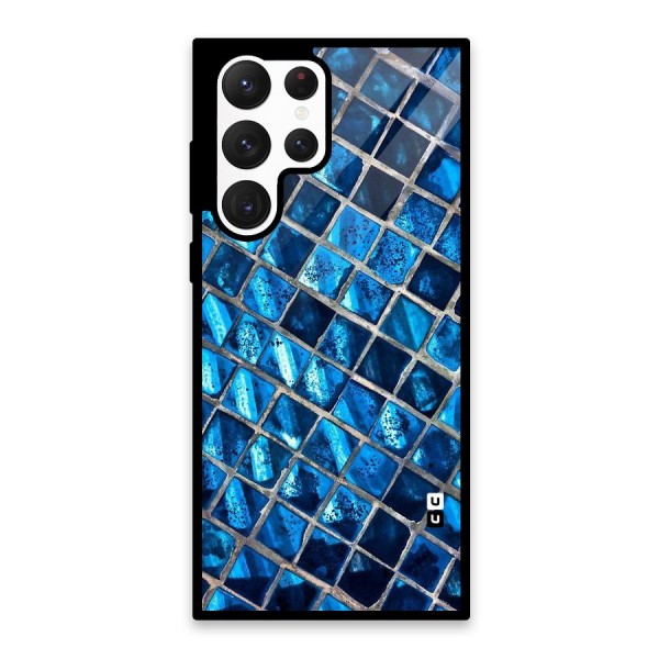 Home Tiles Design Glass Back Case for Galaxy S22 Ultra 5G