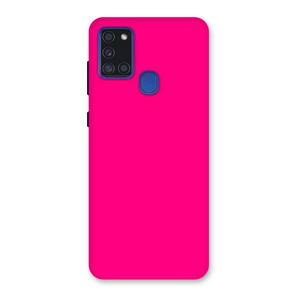 Hot Pink Back Case for Galaxy A21s