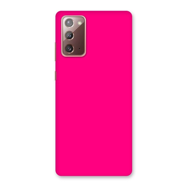 Hot Pink Back Case for Galaxy Note 20
