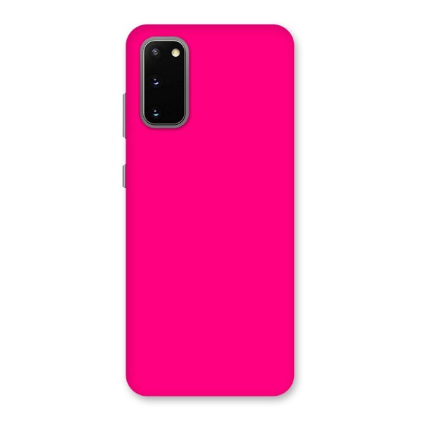 Hot Pink Back Case for Galaxy S20