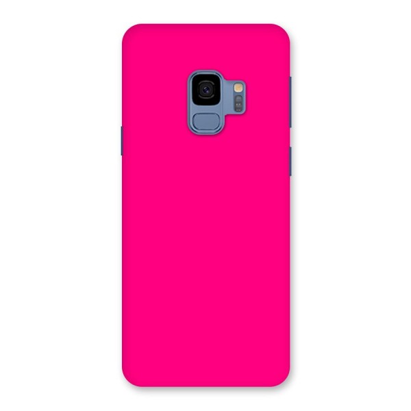Hot Pink Back Case for Galaxy S9