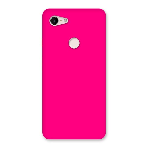 Hot Pink Back Case for Google Pixel 3 XL