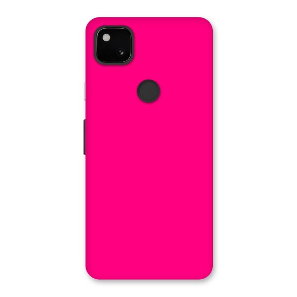Hot Pink Back Case for Google Pixel 4a