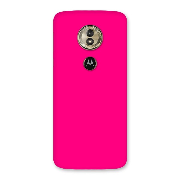 Hot Pink Back Case for Moto G6 Play