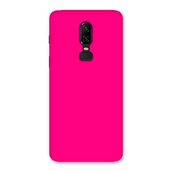 Hot Pink Back Case for OnePlus 6