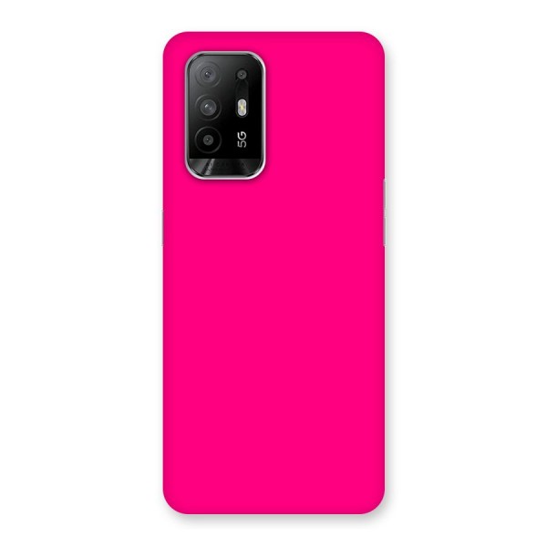 Hot Pink Back Case for Oppo F19 Pro Plus 5G