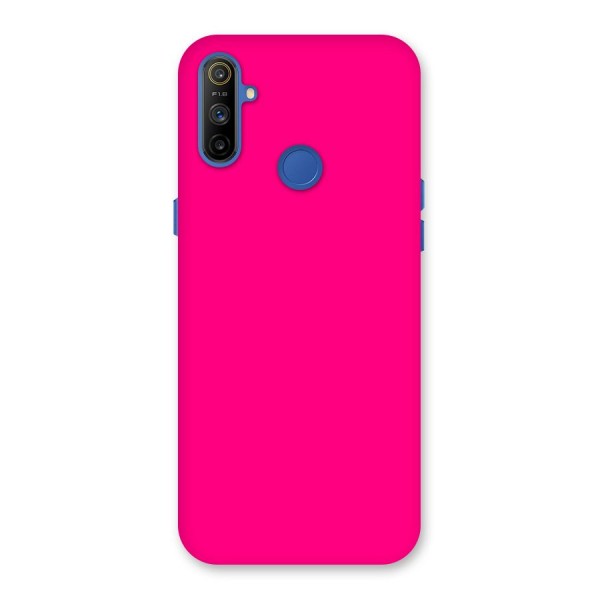 Hot Pink Back Case for Realme Narzo 10A