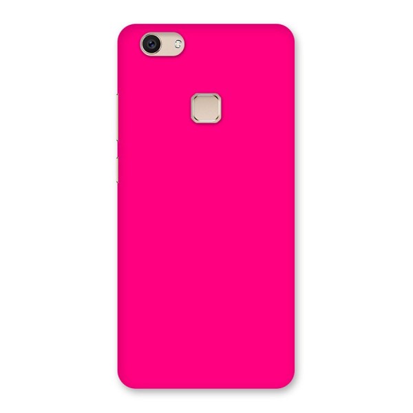 Hot Pink Back Case for Vivo V7