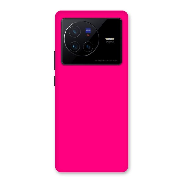 Hot Pink Back Case for Vivo X80