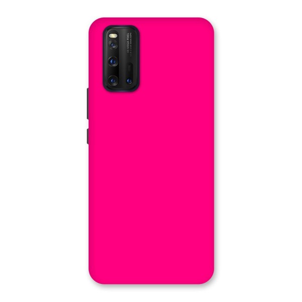 Hot Pink Back Case for Vivo iQOO 3