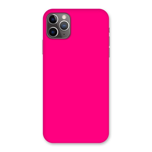 Hot Pink Back Case for iPhone 11 Pro Max