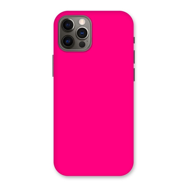 Hot Pink Back Case for iPhone 12 Pro