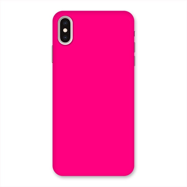 Hot Pink Back Case for iPhone XS Max