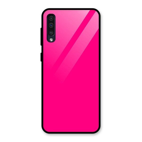 Hot Pink Glass Back Case for Galaxy A50