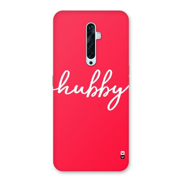 Hubby Back Case for Oppo Reno2 F