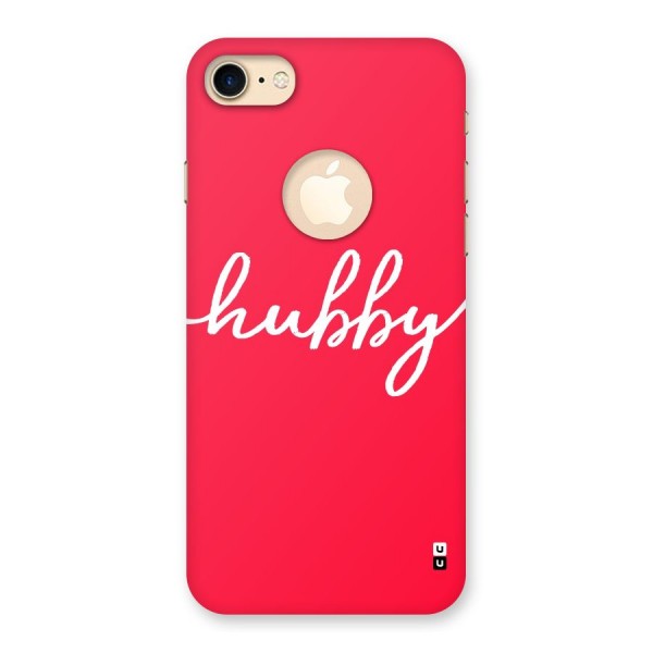 Hubby Back Case for iPhone 7 Logo Cut