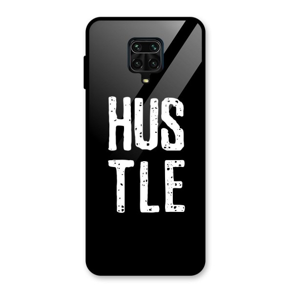 Hustle Glass Back Case for Redmi Note 9 Pro