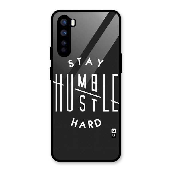 Hustle Hard Glass Back Case for OnePlus Nord