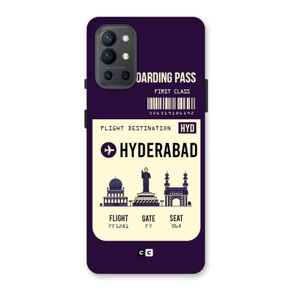 Hyderabad Boarding Pass Back Case for OnePlus 9R
