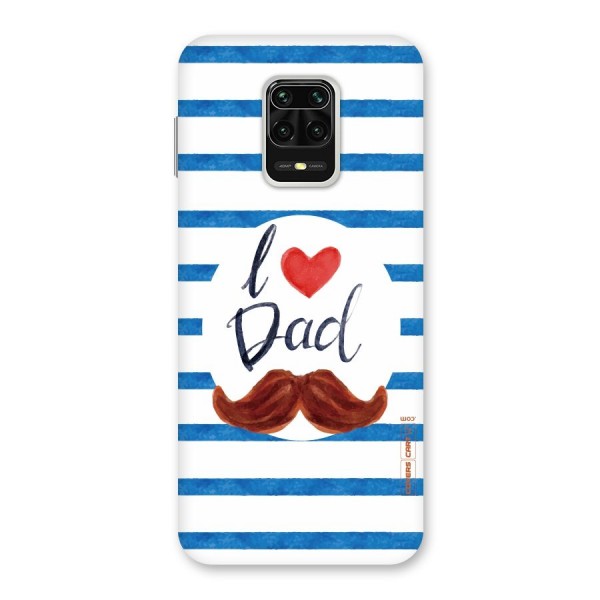 I Love Dad Back Case for Redmi Note 9 Pro