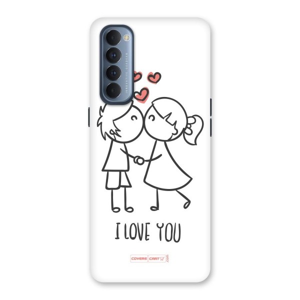 I Love You Back Case for Reno4 Pro