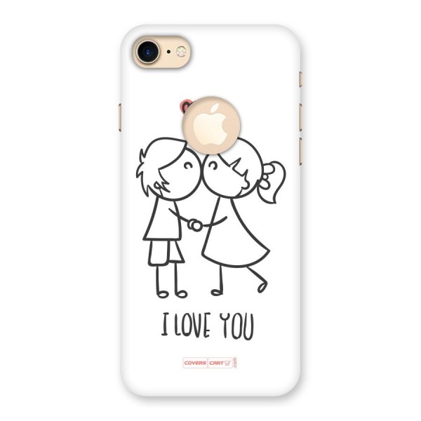 I Love You Back Case for iPhone 7 Logo Cut