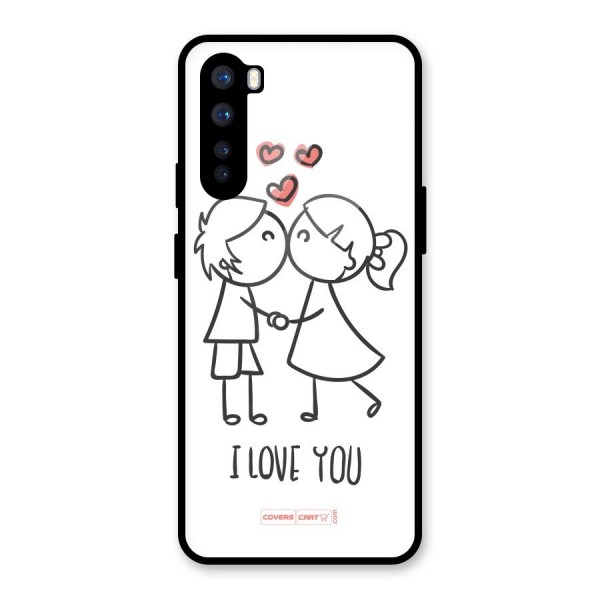 I Love You Glass Back Case for OnePlus Nord