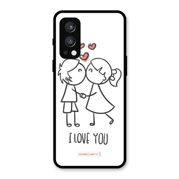 I Love You Glass Back Case for OnePlus Nord 2 5G